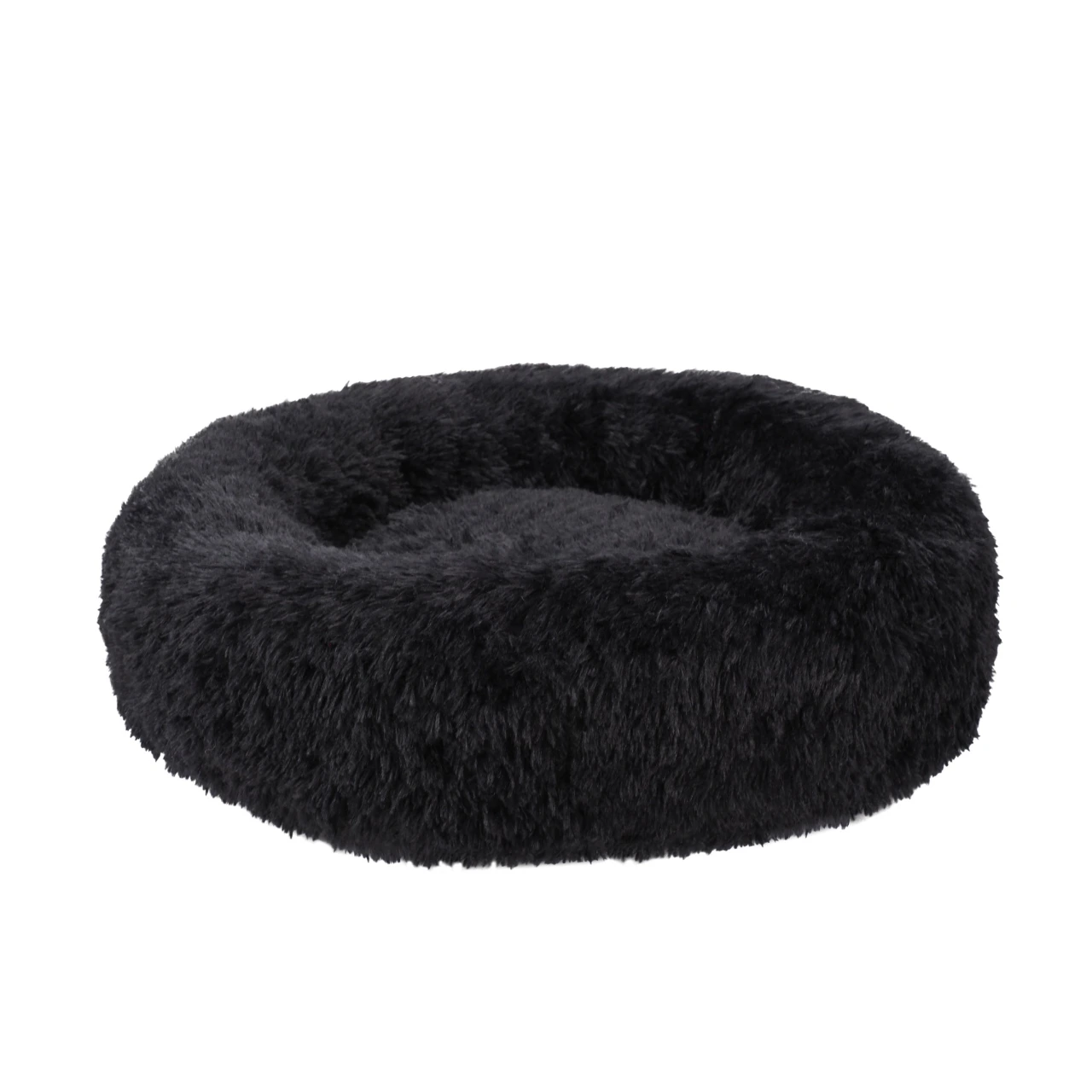 Fluffy hundeseng L Sort 100,5 x 100,5cm